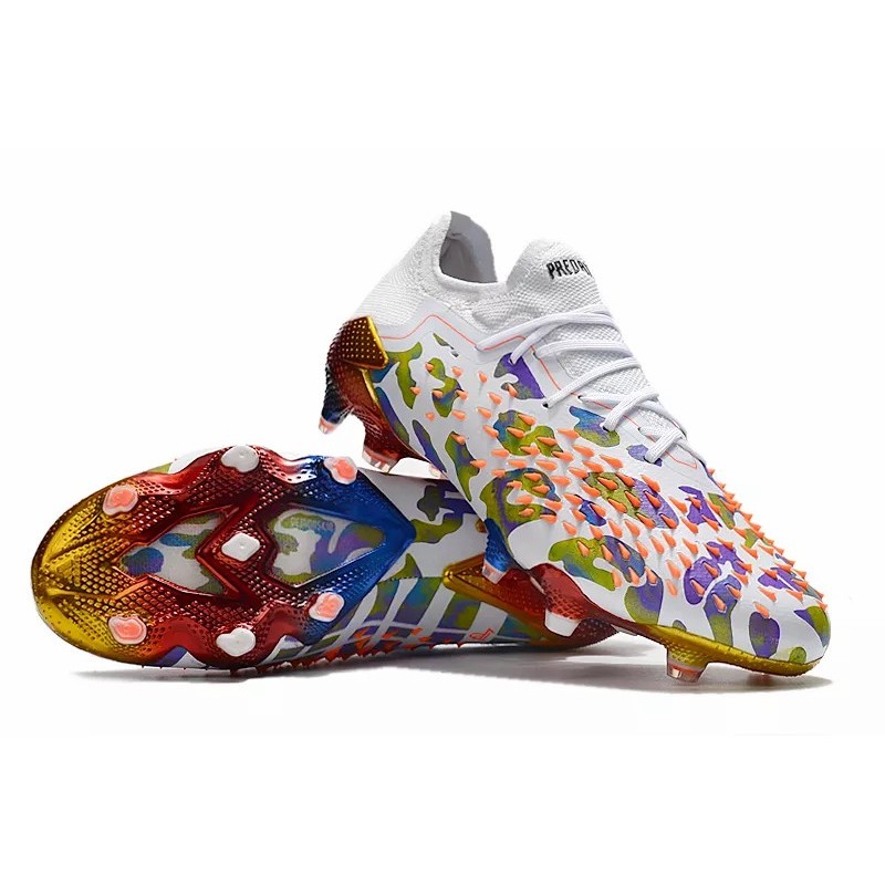 Botas de Fútbol Adidas Predator Freak .1 Bajo FG Pogba Blanco (#39~#45)