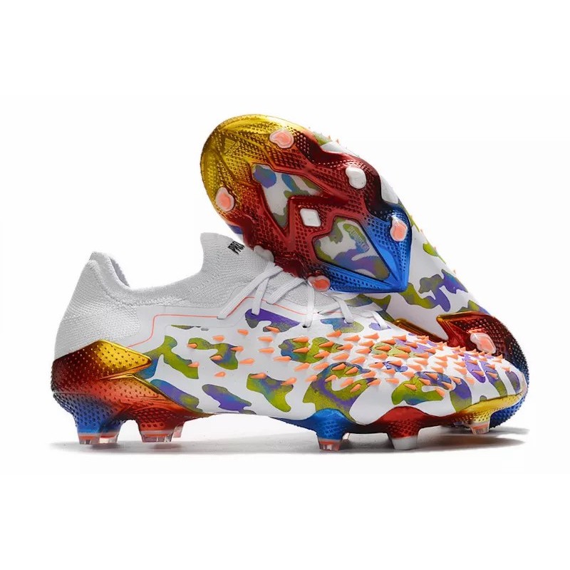 Botas de Fútbol Adidas Predator Freak .1 Bajo FG Pogba Blanco (#39~#45)