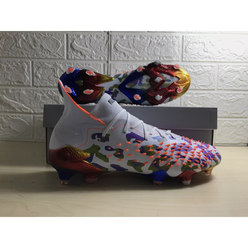 Botas de Fútbol Adidas Predator Freak .1 FG Pogba Hombre Blanco (#39~#45)