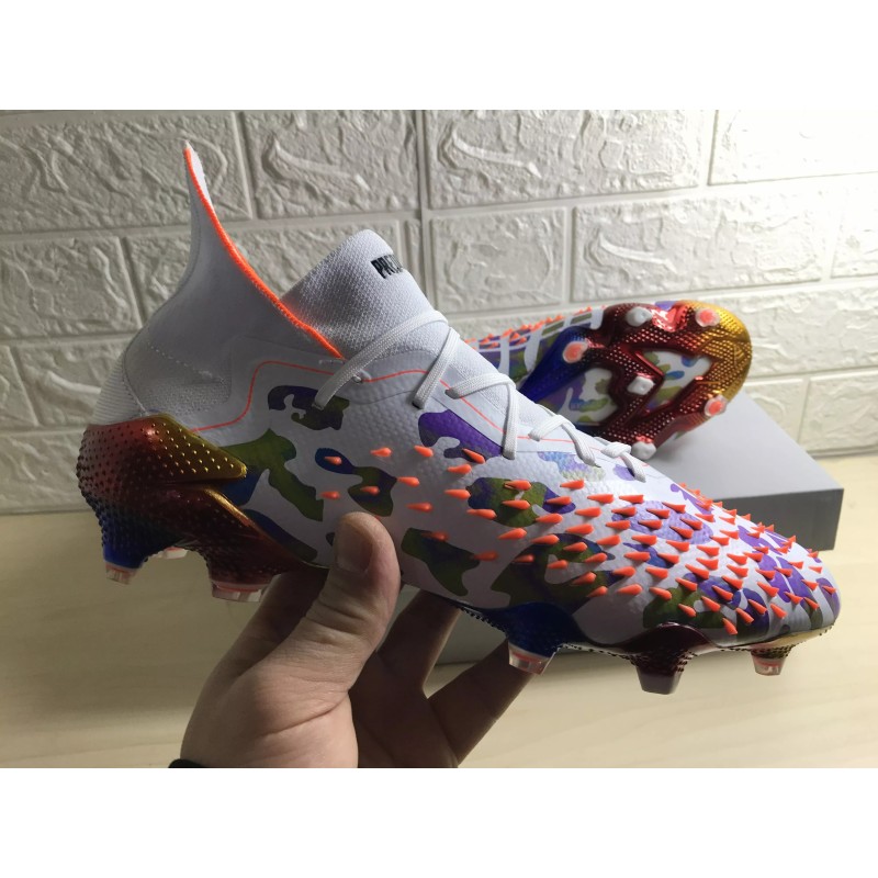 Botas de Fútbol Adidas Predator Freak .1 FG Pogba Hombre Blanco (#39~#45)