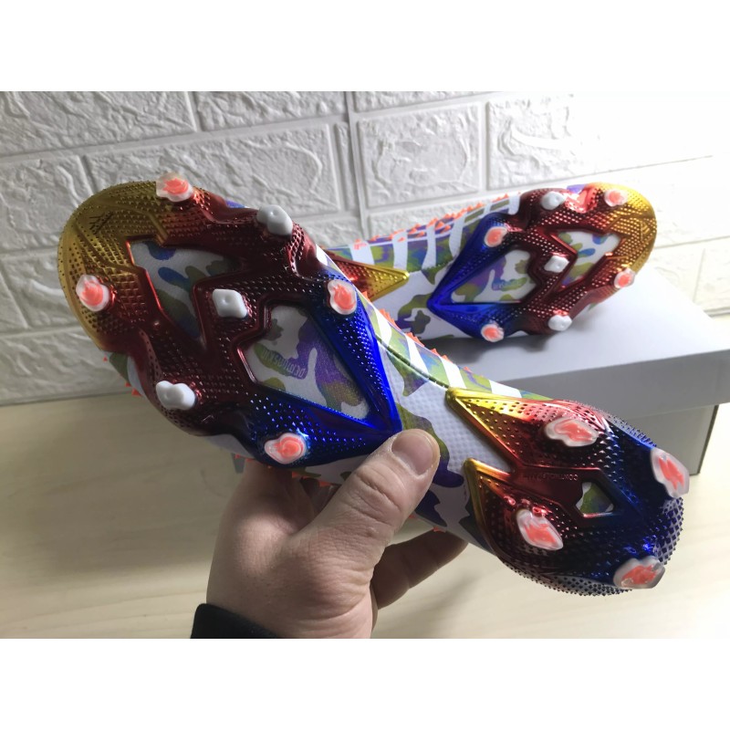 Botas de Fútbol Adidas Predator Freak .1 FG Pogba Hombre Blanco (#39~#45)