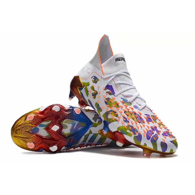 Botas de Fútbol Adidas Predator Freak .1 FG Pogba Hombre Blanco (#39~#45)