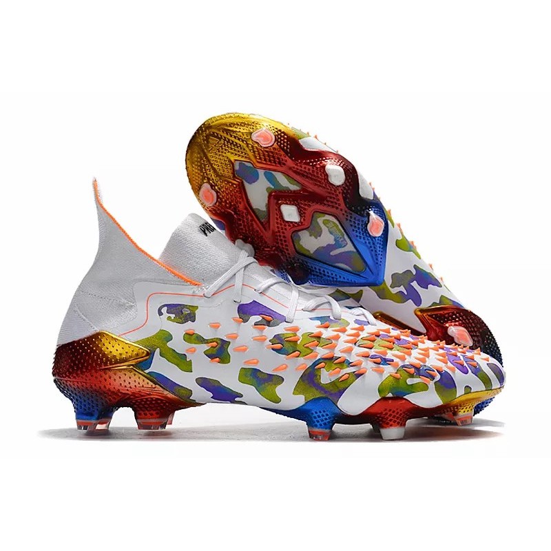 Botas de Fútbol Adidas Predator Freak .1 FG Pogba Hombre Blanco (#39~#45)