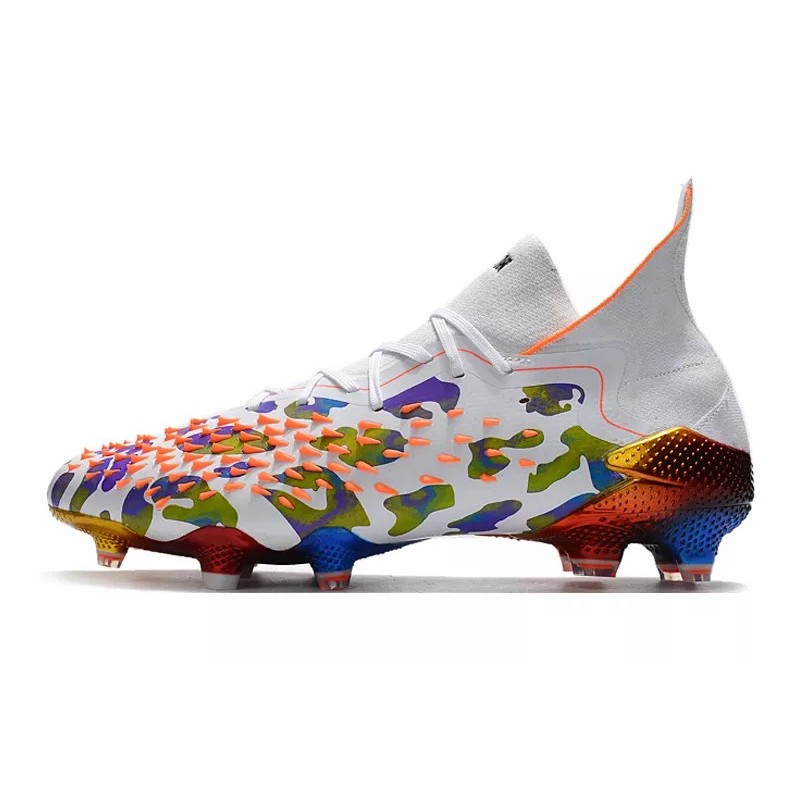 Botas de Fútbol Adidas Predator Freak .1 FG Pogba Hombre Blanco (#39~#45)