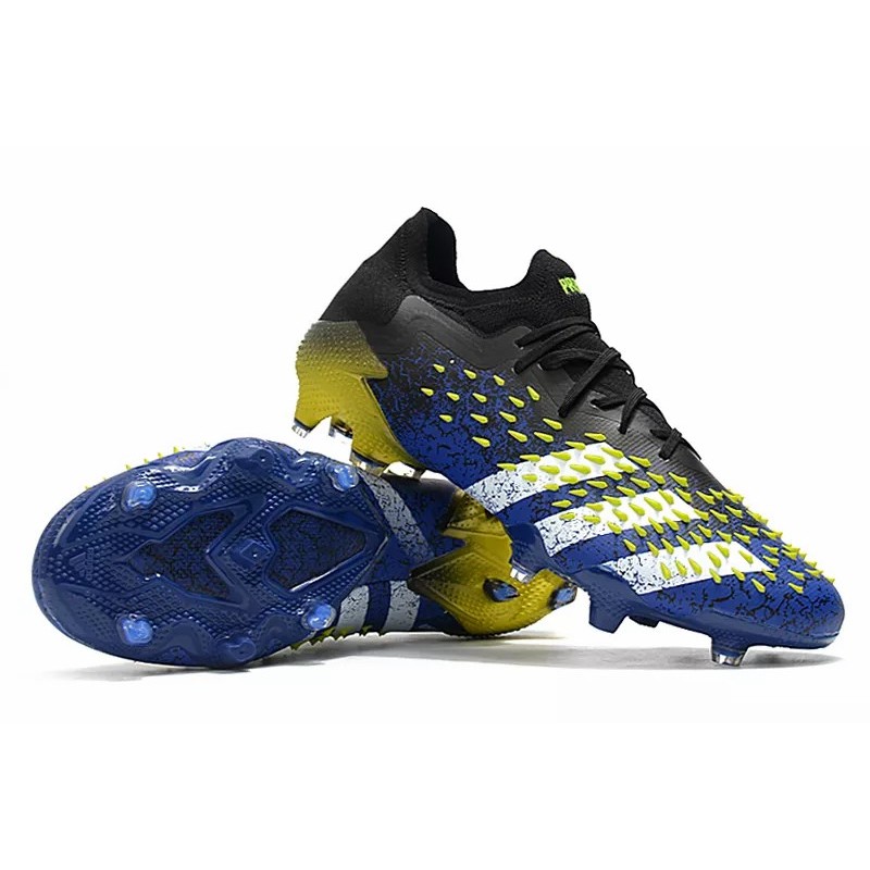 Botas de Fútbol Adidas Predator Freak .1 Bajo FG Hombre Azul&Amarillo (#39~#45)