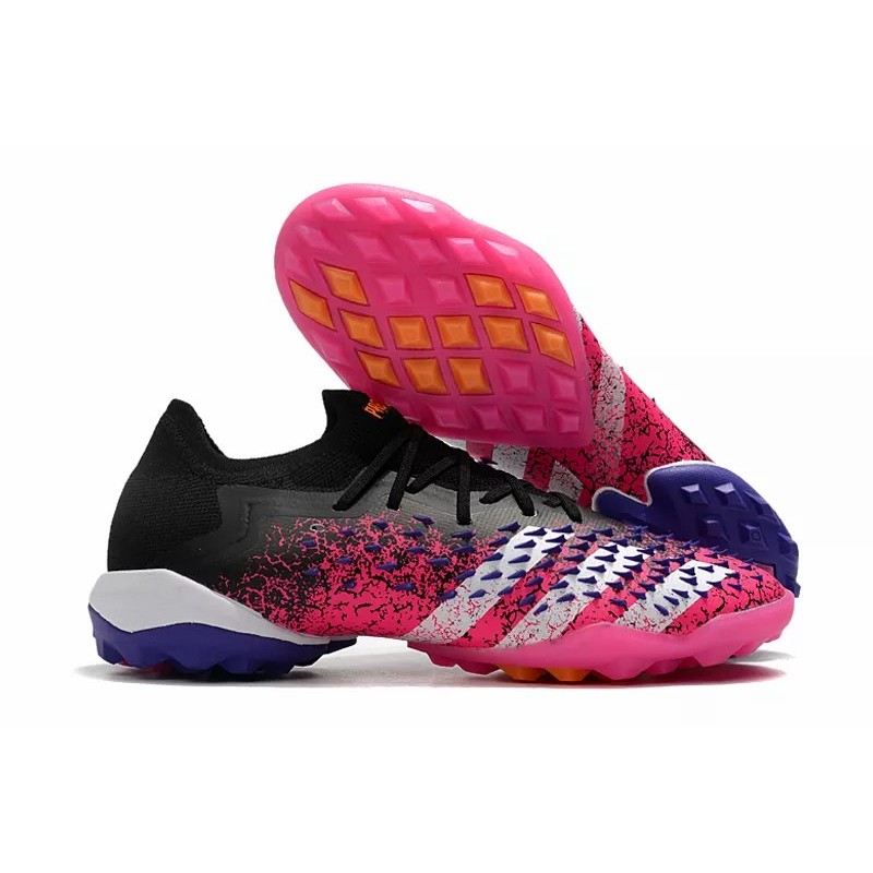 Botas de Fútbol Adidas Predator Freak .1 Bajo TF Hombre Rosa&Negro (#39~#45)