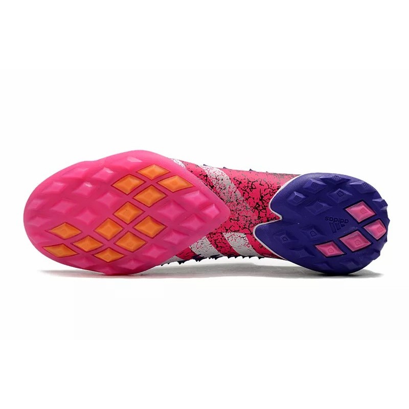 Botas de Fútbol Adidas Predator Freak .1 Bajo TF Hombre Rosa&Negro (#39~#45)