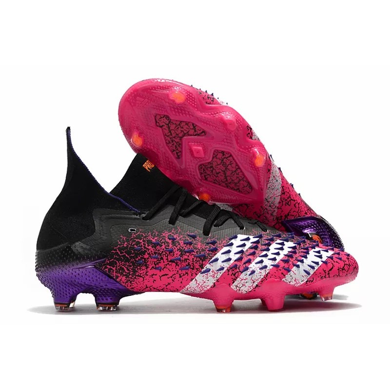 Botas de Fútbol Adidas Predator Freak .1 FG Hombre Rosa&Negro (#39~#45)