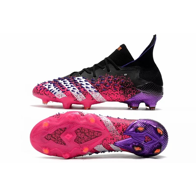 Botas de Fútbol Adidas Predator Freak .1 FG Hombre Rosa&Negro (#39~#45)