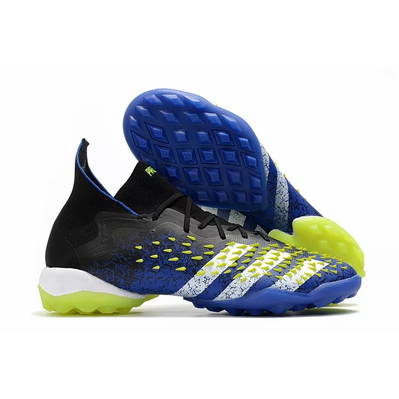 Botas de Fútbol Adidas Predator Freak .1 TF Hombre Azul&Negro&Amarillo (#39~#45)