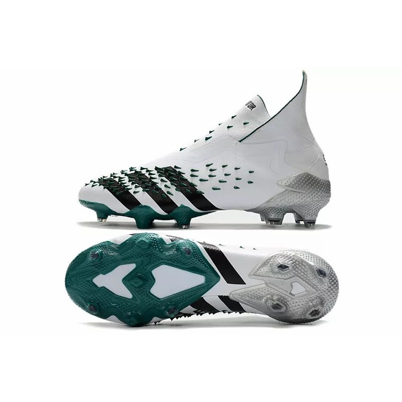 Botas de Fútbol Adidas Predator Freak FG Unisex Blanco (#36~#45)