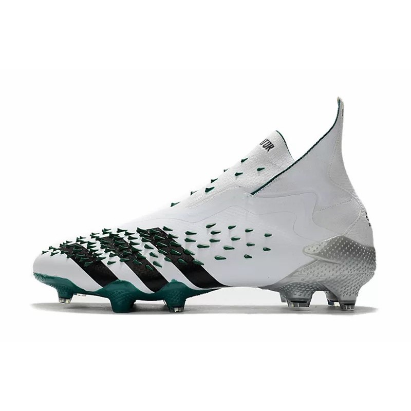 Botas de Fútbol Adidas Predator Freak FG Unisex Blanco (#36~#45)