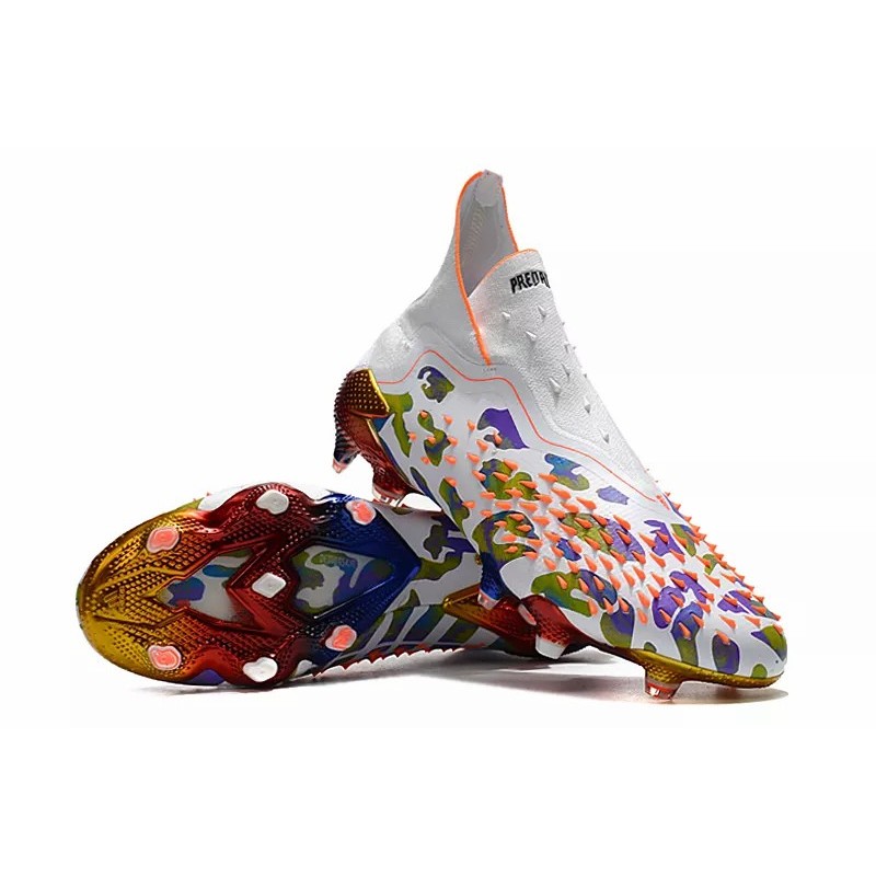 Botas de Fútbol Adidas Predator Freak FG Pogba Unisex Blanco (#36~#45)