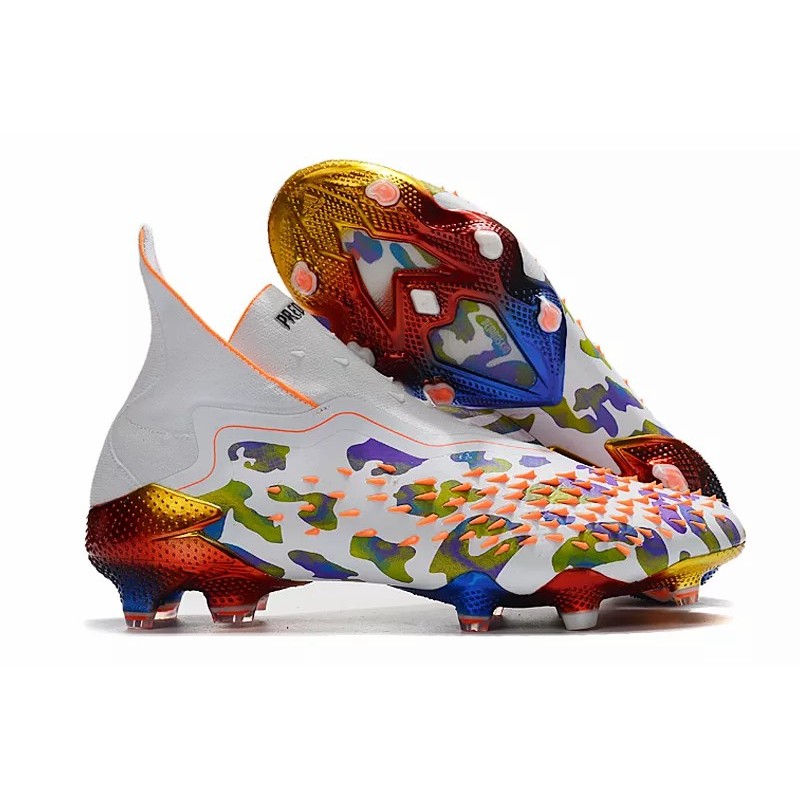 Botas de Fútbol Adidas Predator Freak FG Pogba Unisex Blanco (#36~#45)