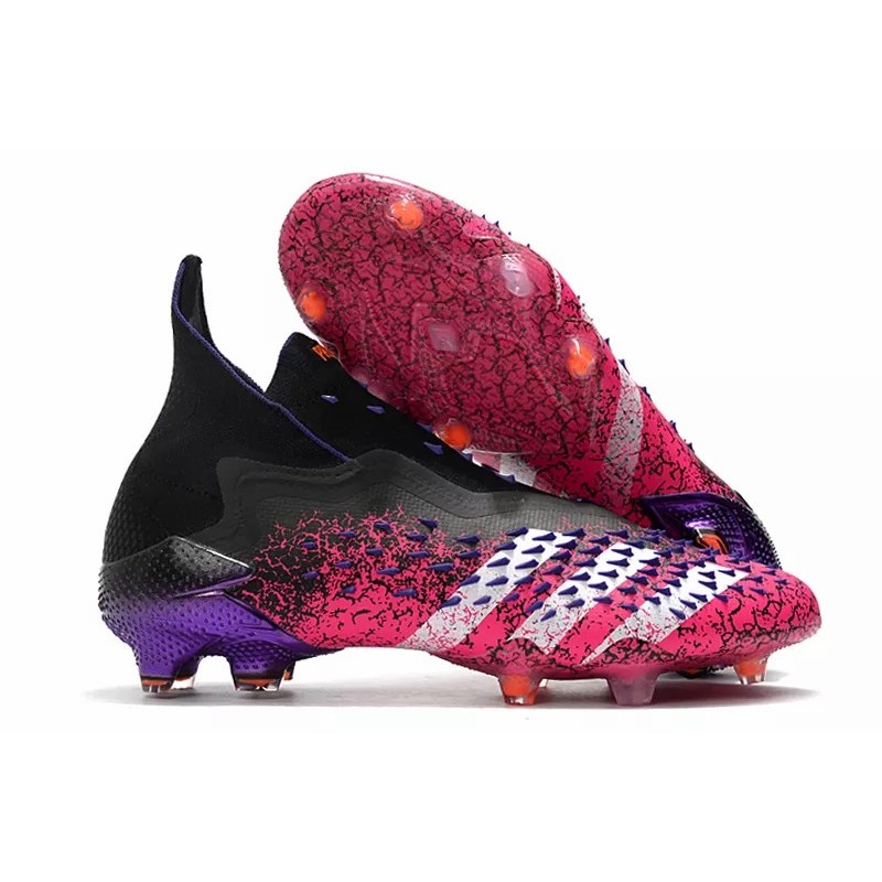 Botas de Fútbol Adidas Predator Freak FG Unisex Púrpura(#36~#45)