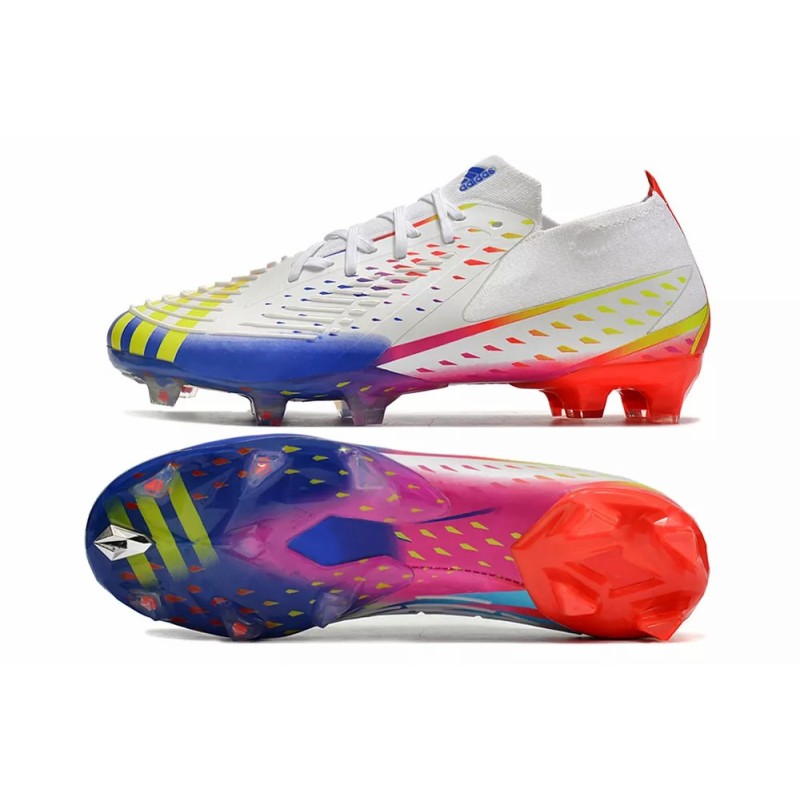 Botas de Fútbol Adidas Predator Edge FG Copa Mundial Qatar 2022 Hombre Blanco (#39~#45)
