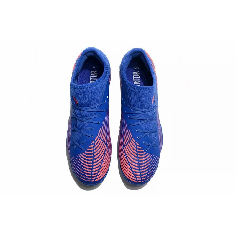 Botas de Fútbol Adidas Predator Edge.3 Bajo TF Unisex Blanco&Rosado  /  Azul  /  Negro  /  Púrpura  /  Blanco&Azul (#37~#45)