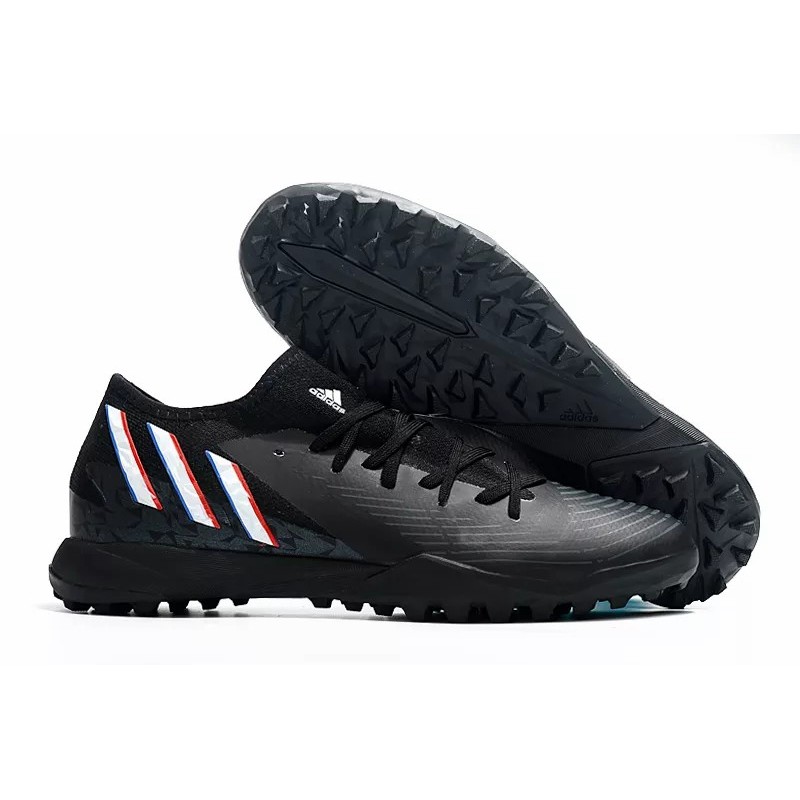Botas de Fútbol Adidas Predator Edge.3 Bajo TF Unisex Blanco&Rosado  /  Azul  /  Negro  /  Púrpura  /  Blanco&Azul (#37~#45)