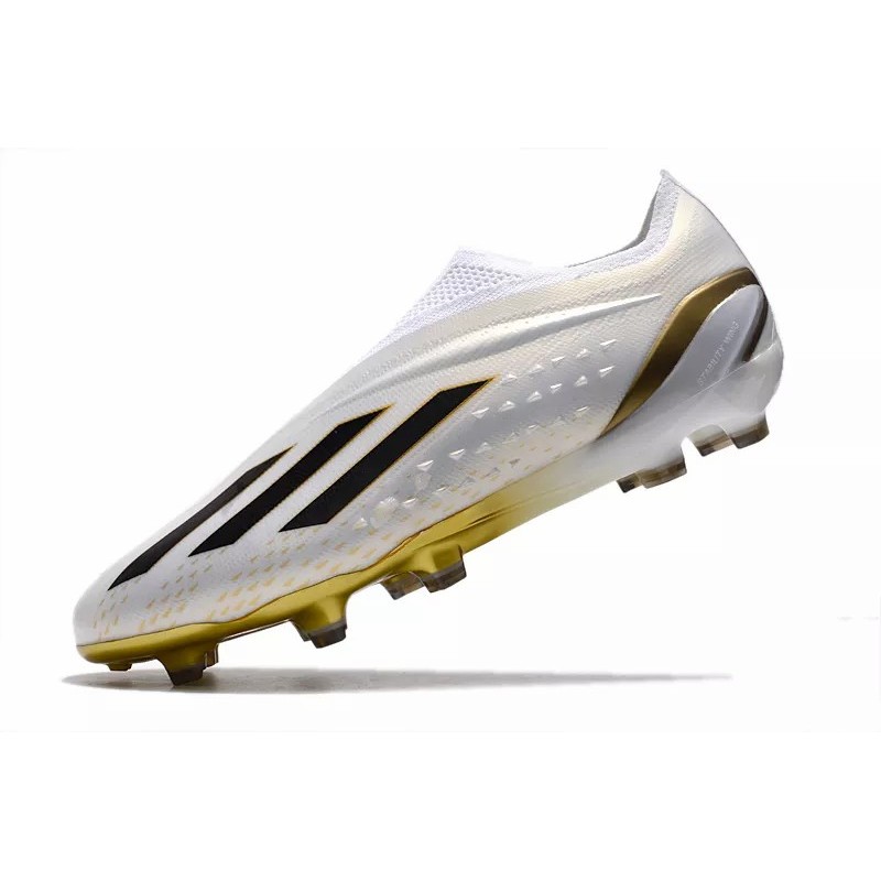 Botas de Fútbol Adidas X Speedportal FG Hombre Blanco&Dorado (#39~#45)