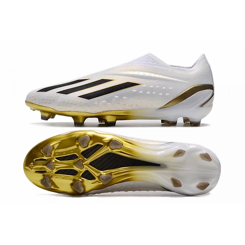 Botas de Fútbol Adidas X Speedportal FG Hombre Blanco&Dorado (#39~#45) Botas de Fútbol Adidas X Speedportal FG Hombre Blanco&Dorado (#39~#45)