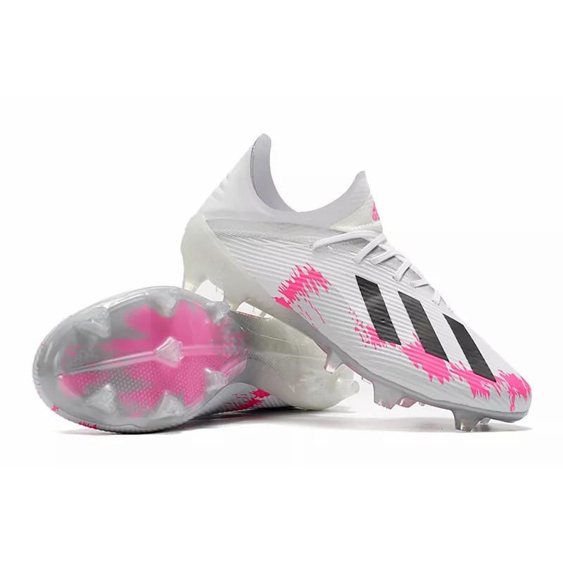 Botas de Fútbol Adidas X 19.1 FG Hombre Blanco / Rosa / Azul (#39~#45)