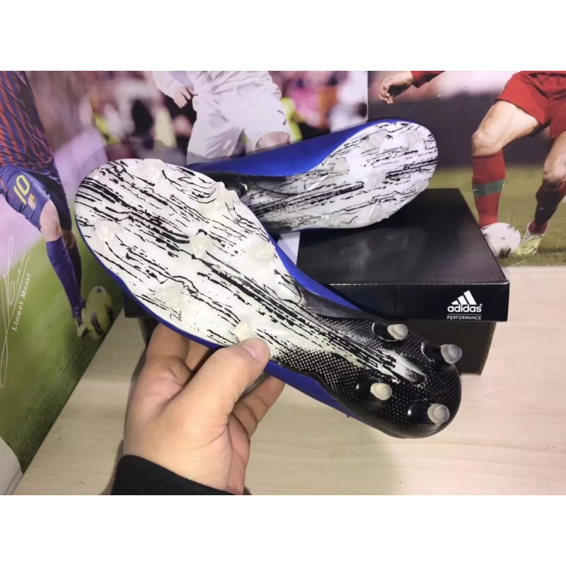 Botas de Fútbol Adidas X 19.1 FG Hombre Blanco / Rosa / Azul (#39~#45)