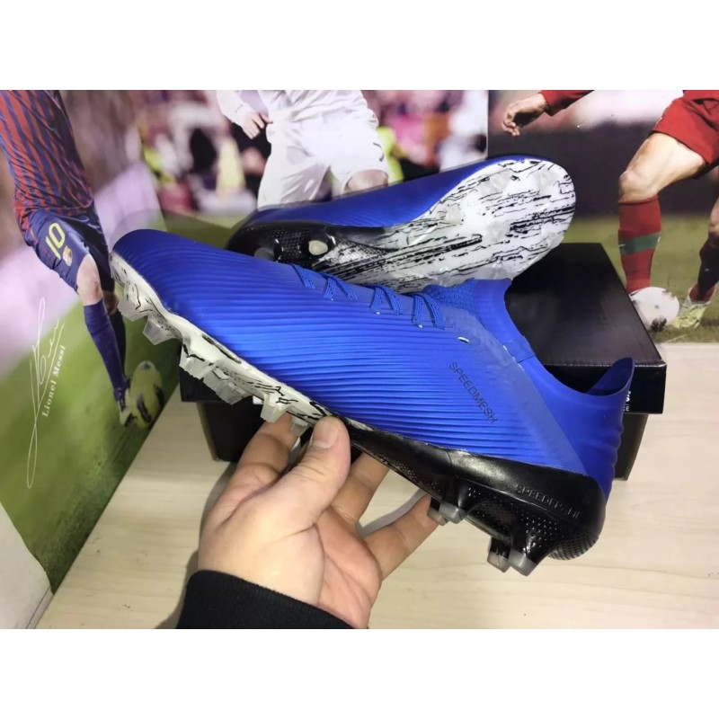 Botas de Fútbol Adidas X 19.1 FG Hombre Blanco / Rosa / Azul (#39~#45)