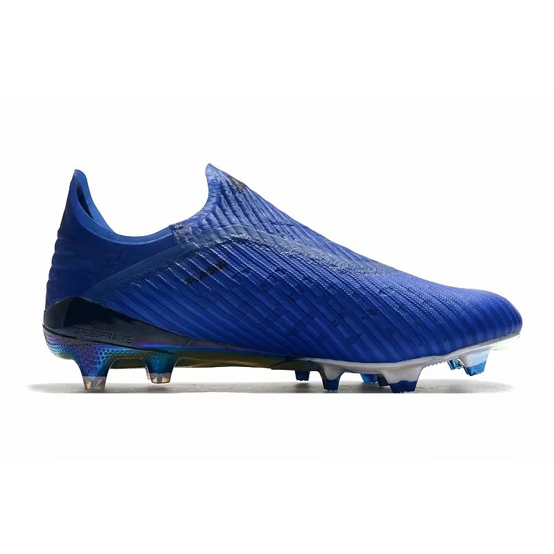 Botas de Fútbol Adidas X 19 FG Unisex Azul&Blanco (#35~#45)