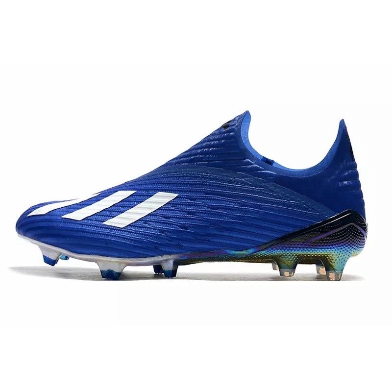 Botas de Fútbol Adidas X 19 FG Unisex Azul&Blanco (#35~#45)