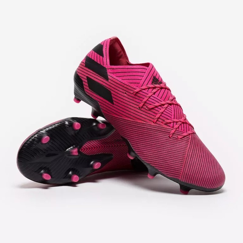 Botas de Fútbol Adidas Nemeziz 19.1 FG Rosa&Negro (#38~#45)