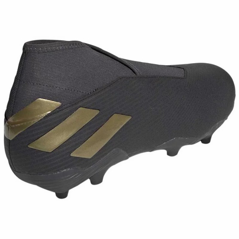 Botas de Fútbol Adidas Nemeziz 19.3 Laceless FG Hombre Negro&Dorado (#39~#45)