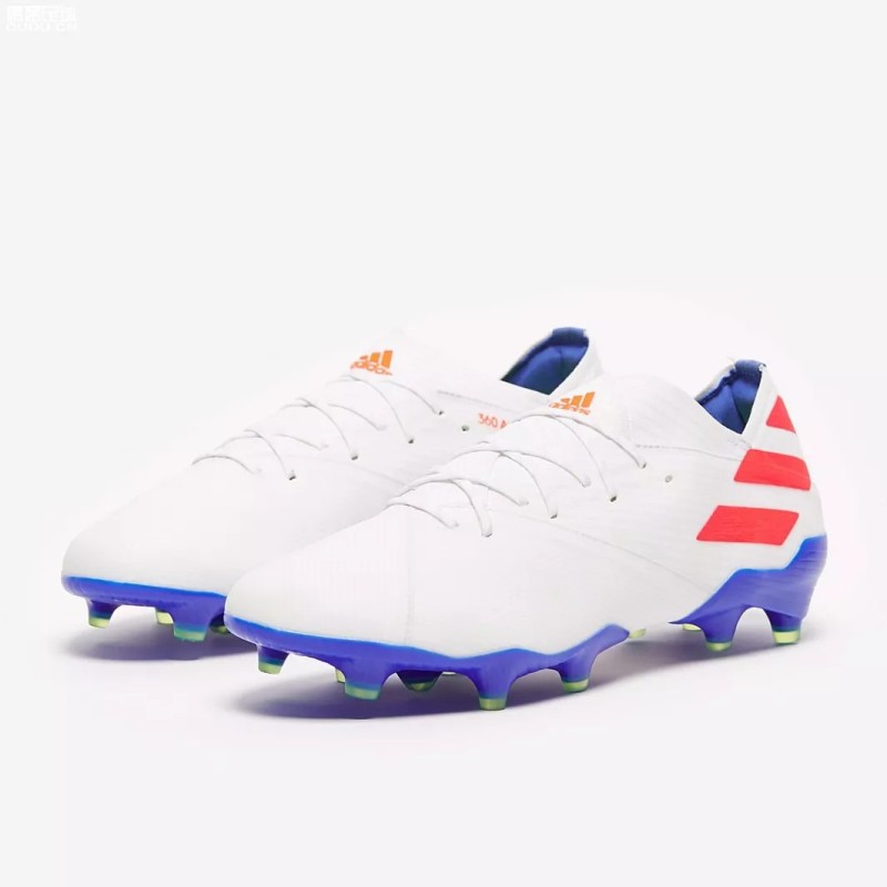 Botas de Fútbol Adidas Nemeziz Messi 19.1 FG Blanco&Rojo (#39~#45)