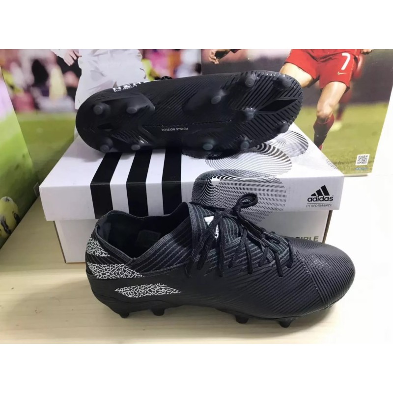 Botas de Fútbol Adidas Nemeziz Messi 19.1 FG Hombre Negro (#39~#45)