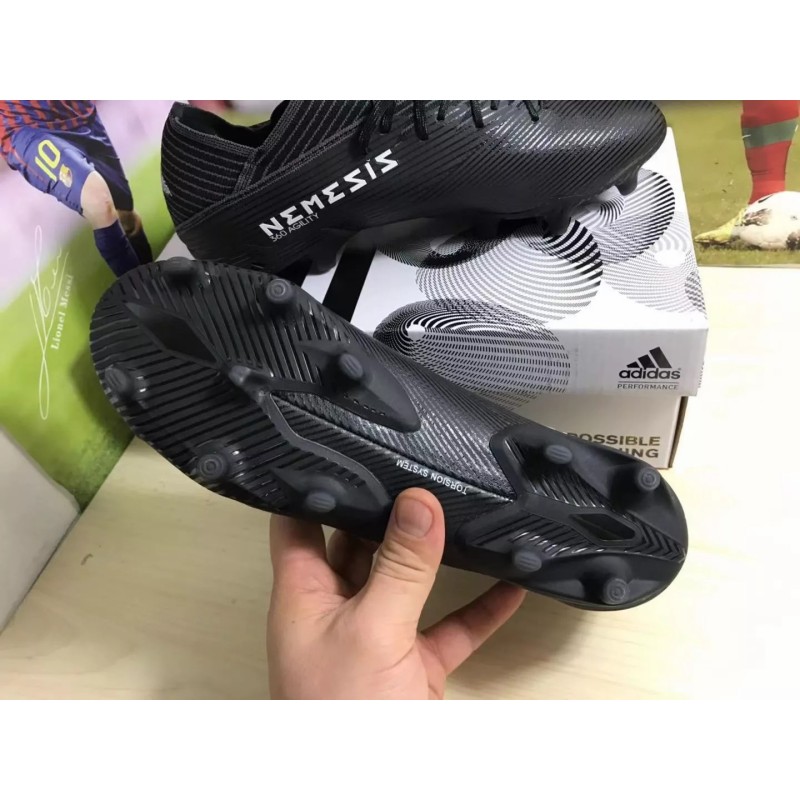 Botas de Fútbol Adidas Nemeziz Messi 19.1 FG Hombre Negro (#39~#45)