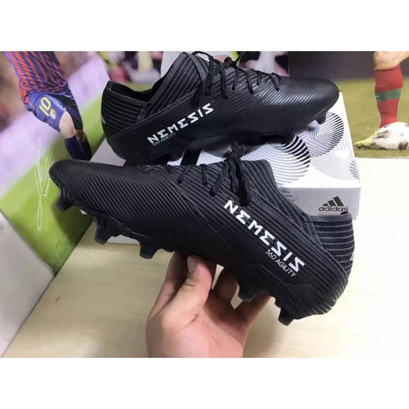 Botas de Fútbol Adidas Nemeziz Messi 19.1 FG Hombre Negro (#39~#45)