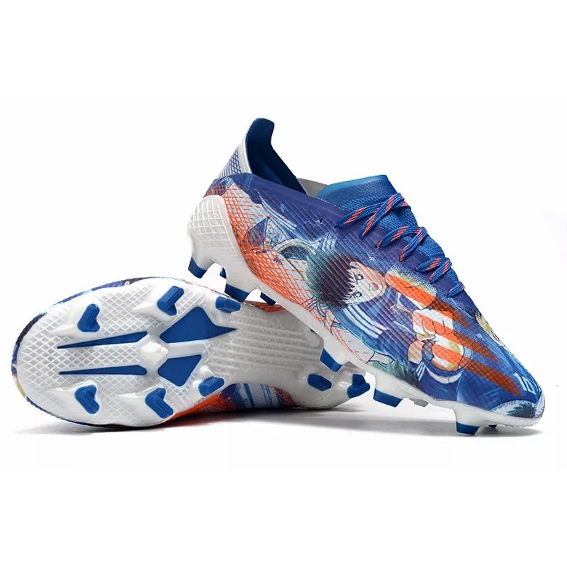 Botas de Fútbol Adidas X Ghosted .1 FG Hombre Azul con Dibujo (#39~#45)