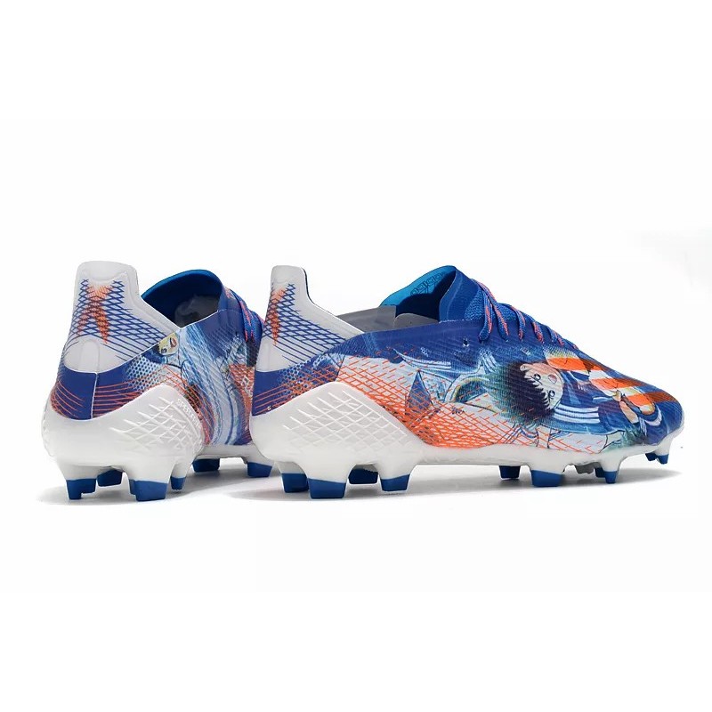 Botas de Fútbol Adidas X Ghosted .1 FG Hombre Azul con Dibujo (#39~#45)