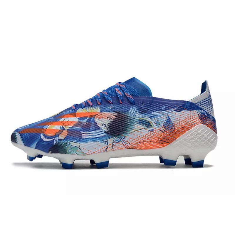 Botas de Fútbol Adidas X Ghosted .1 FG Hombre Azul con Dibujo (#39~#45)