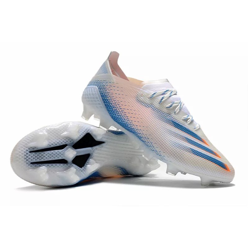 Botas de Fútbol Adidas X Ghosted .1 FG Hombre Blanco&Naranja Claro&Azul (#39~#45)