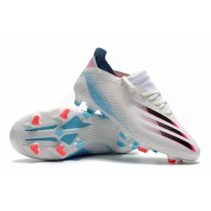 Botas de Fútbol Adidas X Ghosted .1 FG Hombre Blanco / Verde Calro / Azul (#39~#45)