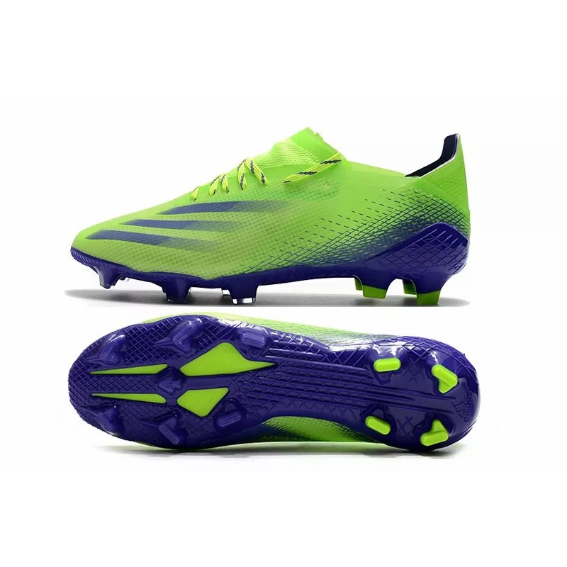 Botas de Fútbol Adidas X Ghosted .1 FG Hombre Blanco / Verde Calro / Azul (#39~#45)