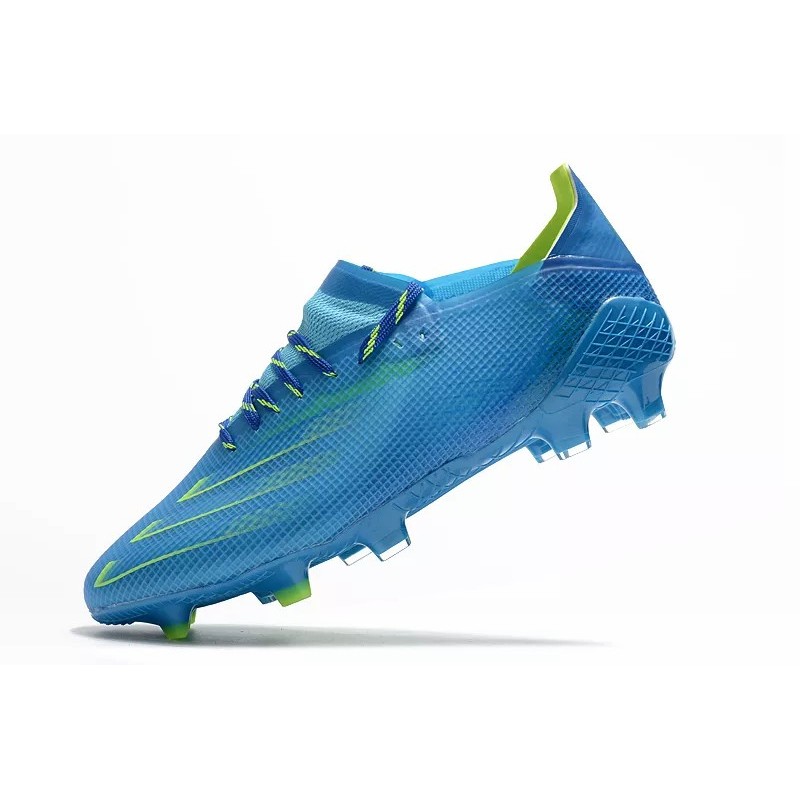 Botas de Fútbol Adidas X Ghosted .1 FG Hombre Blanco / Verde Calro / Azul (#39~#45)