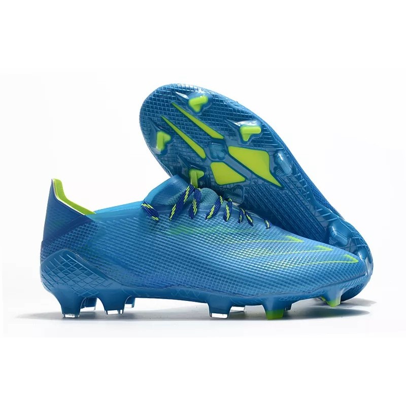 Botas de Fútbol Adidas X Ghosted .1 FG Hombre Blanco / Verde Calro / Azul (#39~#45)
