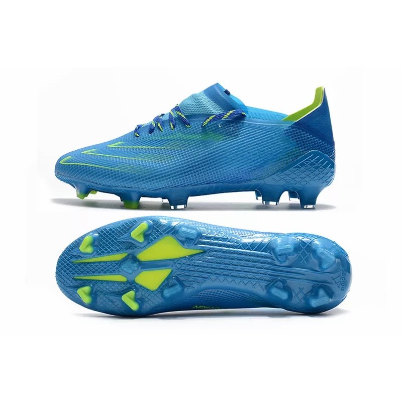 Botas de Fútbol Adidas X Ghosted .1 FG Hombre Blanco / Verde Calro / Azul (#39~#45)