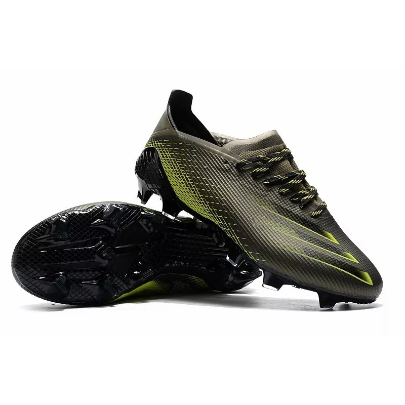Botas de Fútbol Adidas X Ghosted .1 FG Hombre Nnegro&Amarillo (#39~#45)