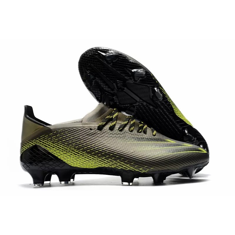 Botas de Fútbol Adidas X Ghosted .1 FG Hombre Nnegro&Amarillo (#39~#45)