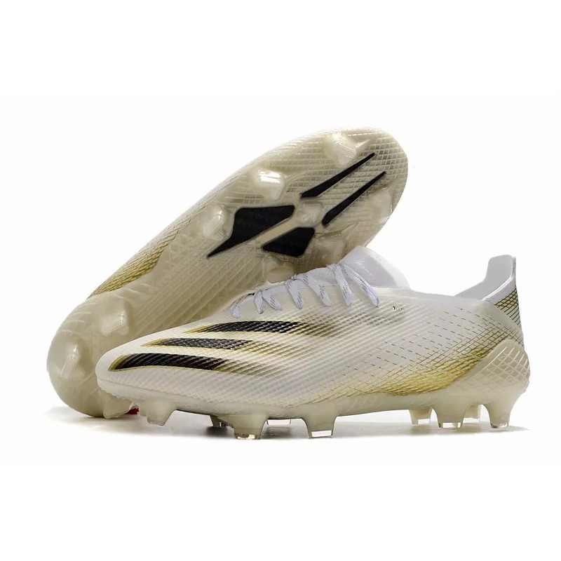 Botas de Fútbol Adidas X Ghosted .1 FG Hombre Blanco&Dorado&Negro (#39~#45)