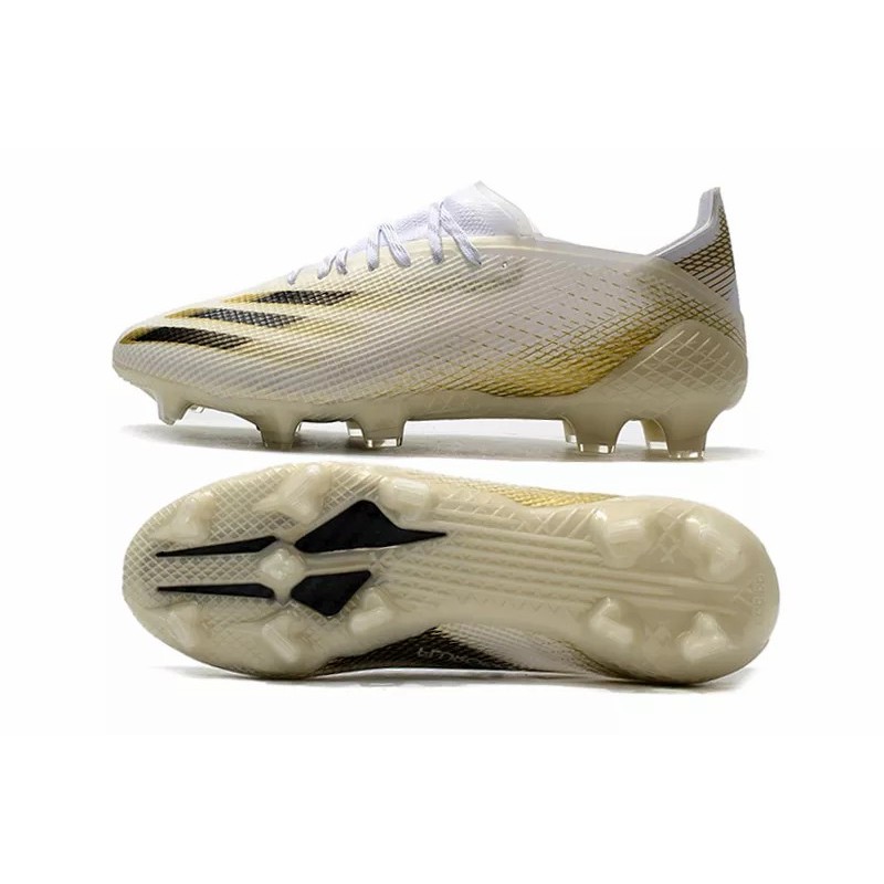 Botas de Fútbol Adidas X Ghosted .1 FG Hombre Blanco&Dorado&Negro (#39~#45)