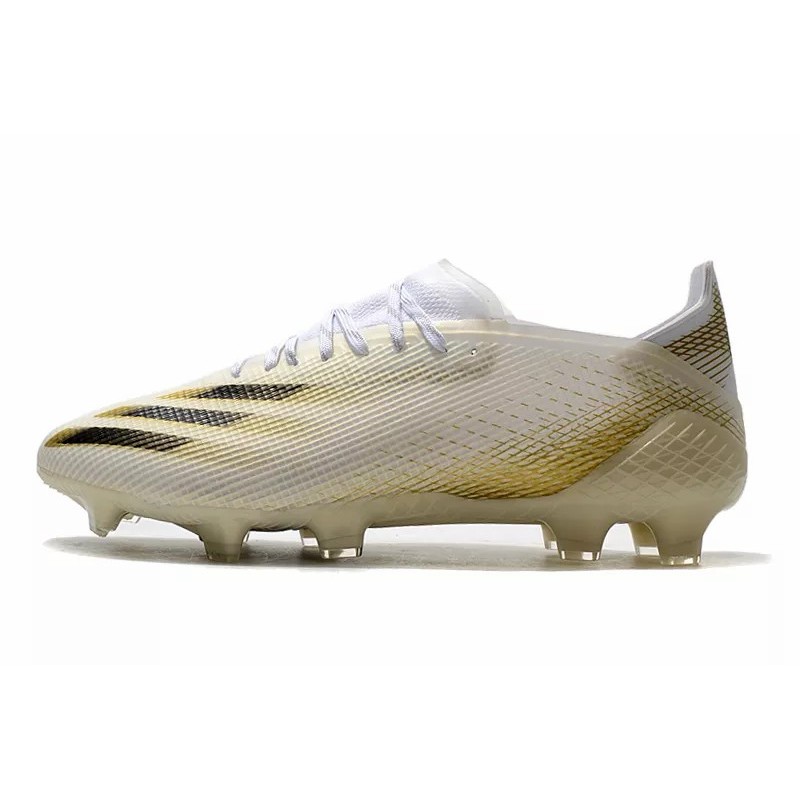 Botas de Fútbol Adidas X Ghosted .1 FG Hombre Blanco&Dorado&Negro (#39~#45)