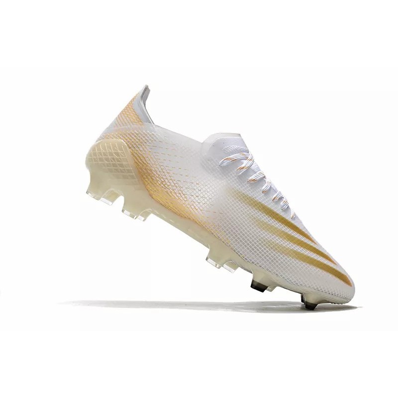 Botas de Fútbol Adidas X Ghosted .1 FG Hombre Blanco&Dorado (#39~#45)